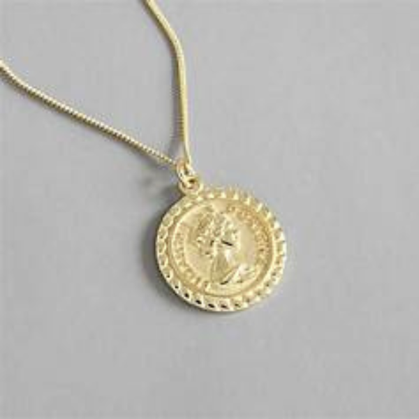 Queen Elizabeth II Round Medallion