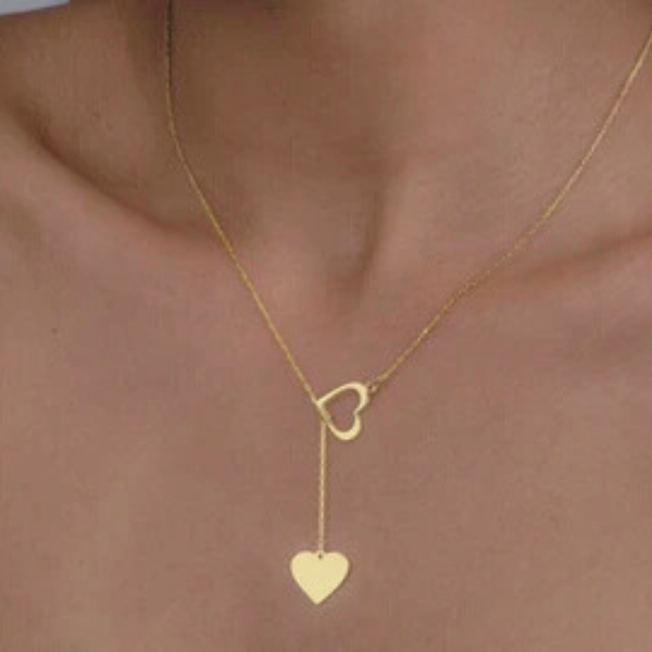 Double Heart Necklace