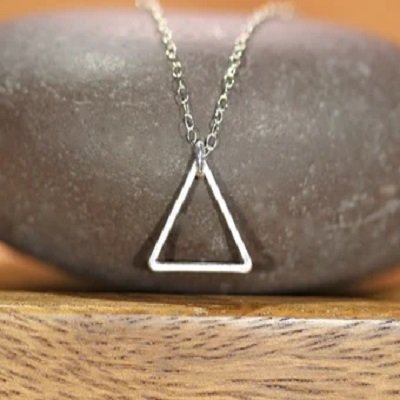 Triangle Pendant Choker