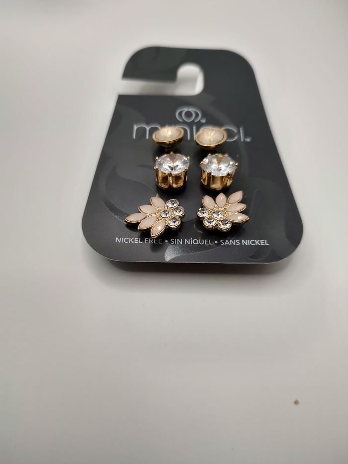 Minicci Three Tier Earrings