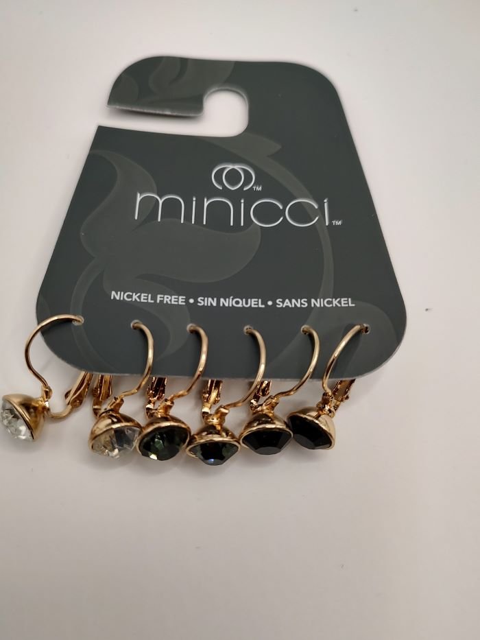 Minicci Three Rhinestones